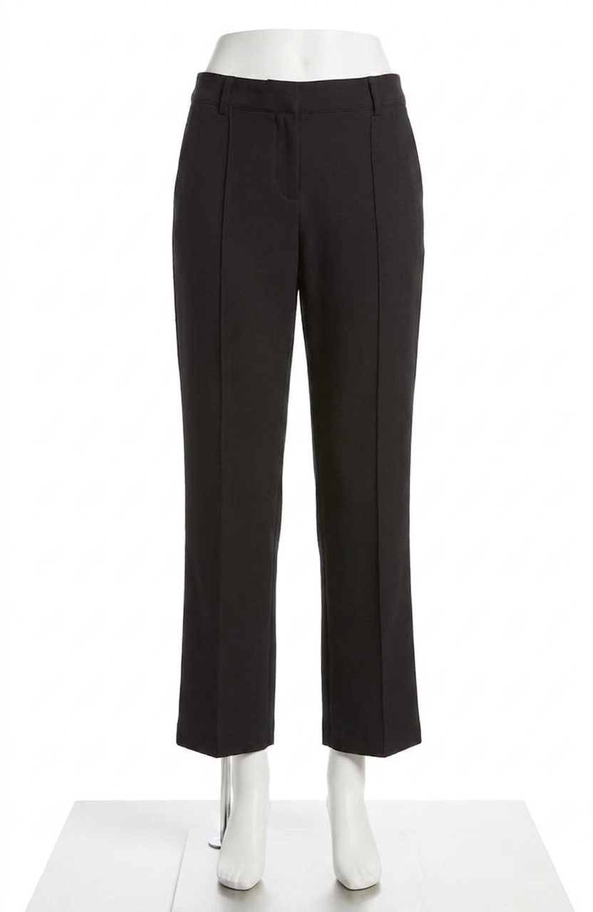New Tribal Fly Front Trouser In Black